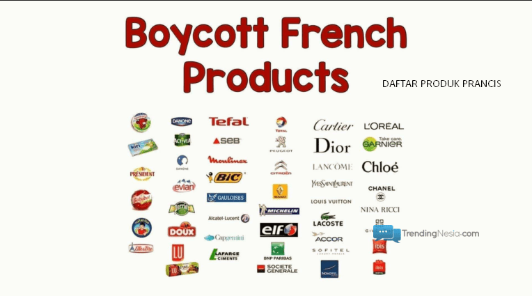 Daftar Produk Prancis