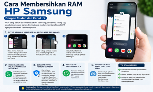 Cara Membersihkan Ram Hp Samsung dengan Mudah dan Cepat