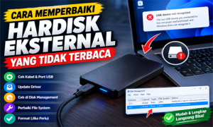 Cara Memperbaiki Hardisk Eksternal yang Tidak Terbaca Cara Memperbaiki Hardisk Eksternal yang Tidak Terbaca
