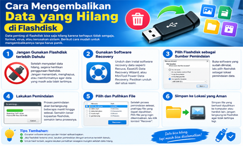 Cara Mengembalikan Data yang Hilang di Flashdisk Tanpa Ribet!