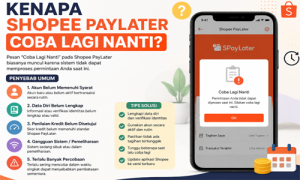 Kenapa Shopee Paylater Coba Lagi Nanti Kenapa Shopee Paylater Coba Lagi Nanti? Begini Penjelasannya!